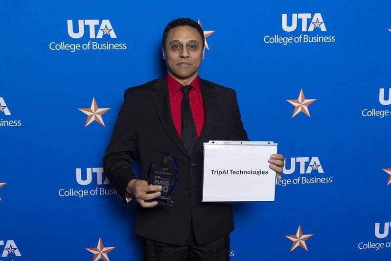TripAI named 2nd-fastest-growing company on the MAVS100 list by The University of Texas at Arlington - press coverage